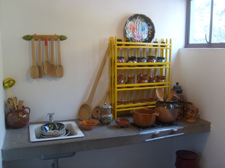 kahlo,rivera,kitchen,museo casa estudio